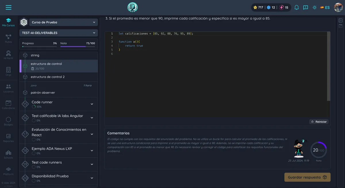 Automatiza tus evaluaciones con IA y pruebas unitarias